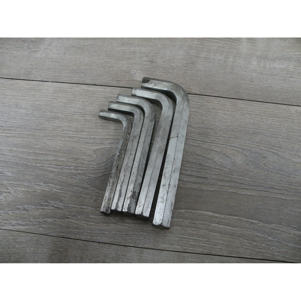 Snap-on Sae Hex Key Allen Wrench Set 5pc Lot 3/4 5/8 9/16 1/2 7/16 L-Shape
